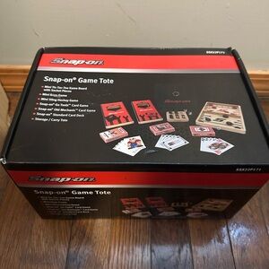 Snap Red and Black Game Tote